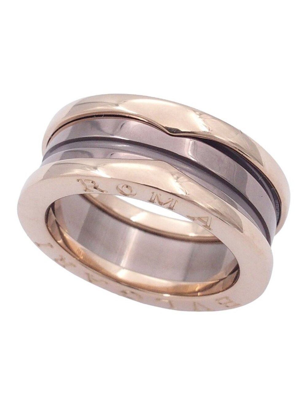 Bvlgari B.Zero1 Ring Pink Gold 18k Metal